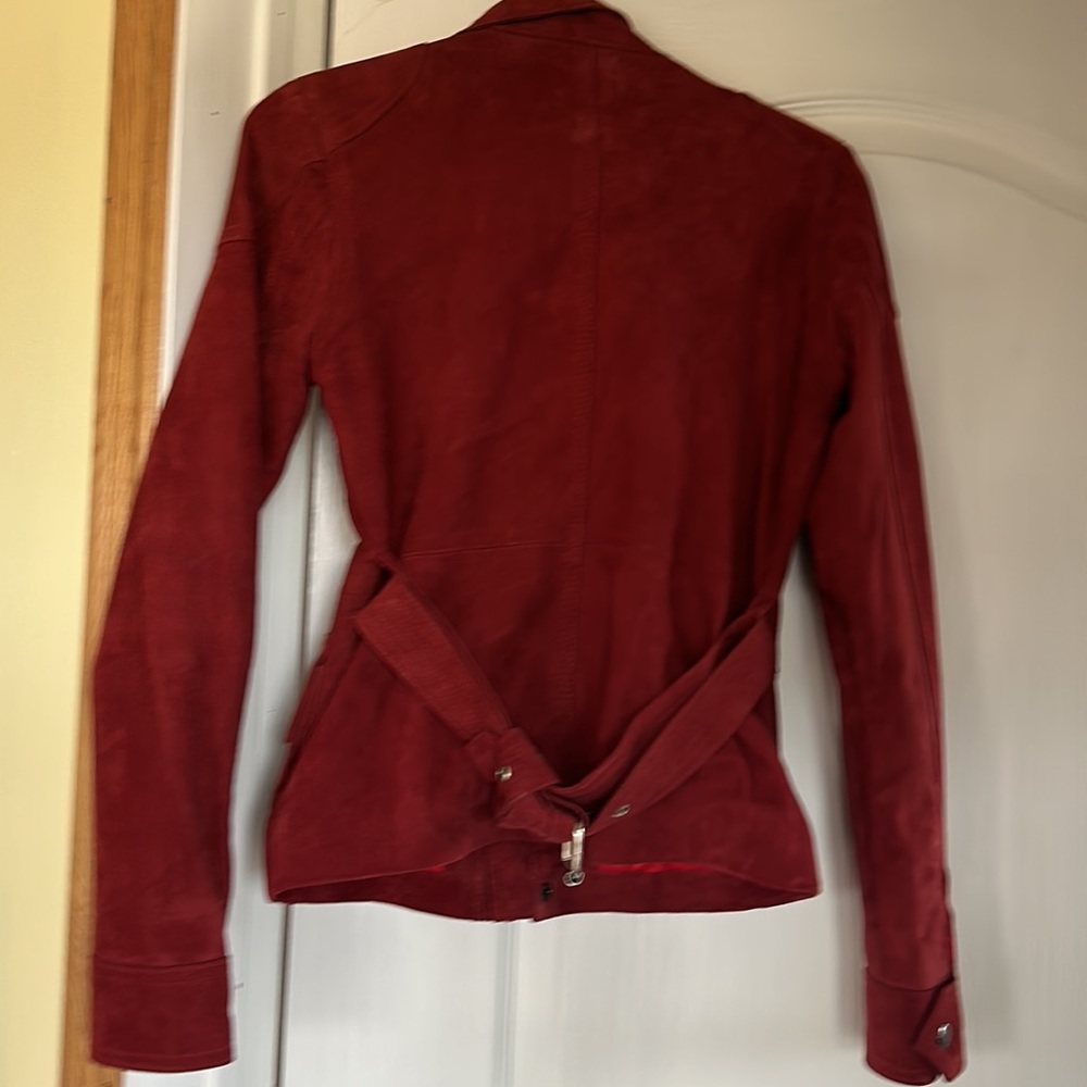 Red Suede Jacket - Picture 4 of 4